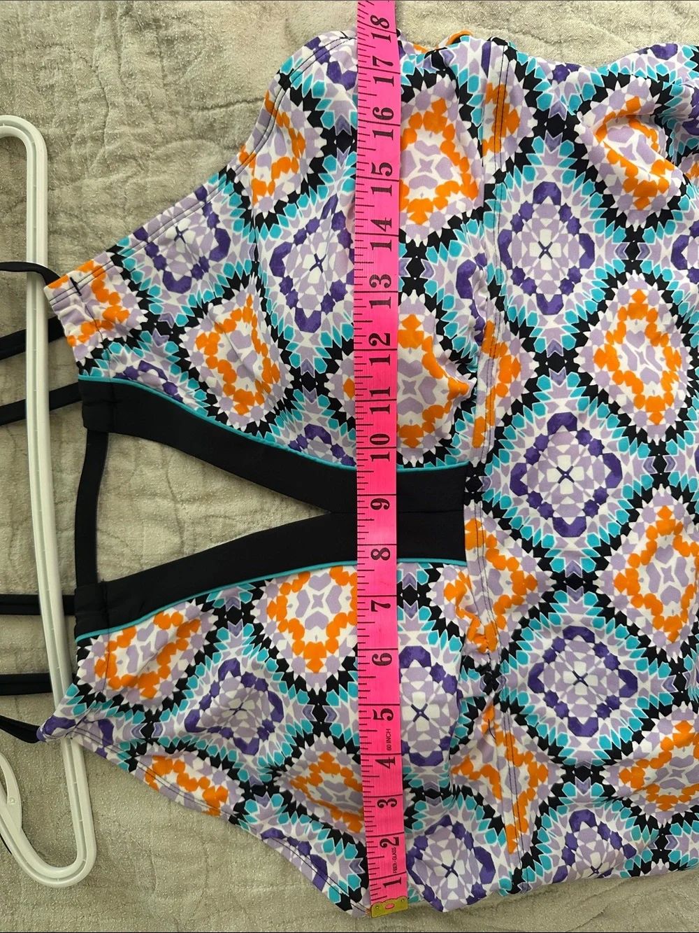 South Point Printed Tankini Swim Top with Swim Shorts